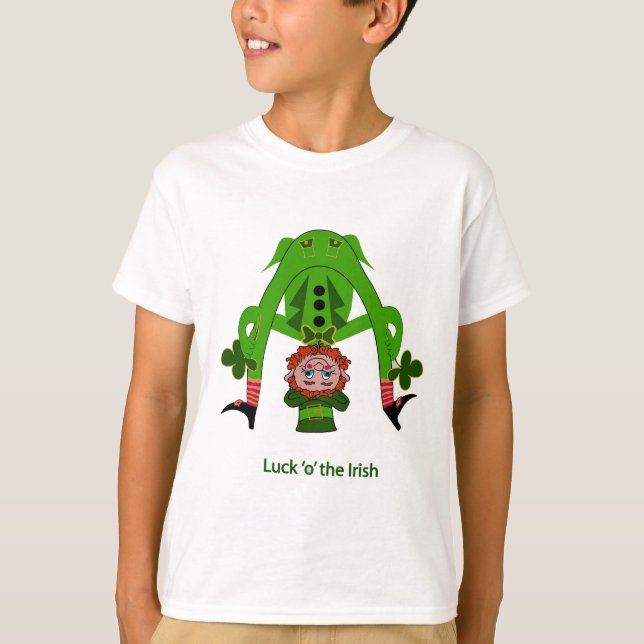 T-shirt Funny Leprechaun (Devant)
