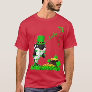 T-shirt Funny Leprechaun Casquette Lucky Orca Fish St
