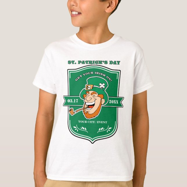 T-shirt Funny Leprechaun St. Patrick's Day (Devant)