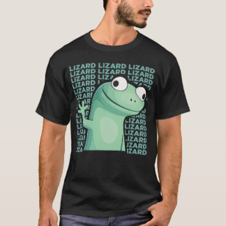 T-shirt Funny lézard lézard lézard mème