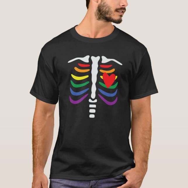 T-shirt Funny LGBT Pride Gay Lesbian Easy Halloween Costum (Devant)