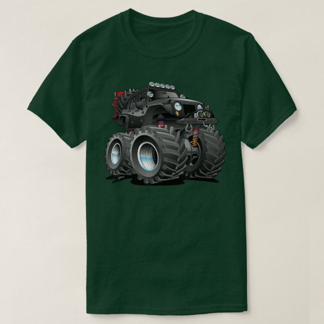 T-shirt Funny Lifted 44 Off Road Rock Crawler 4wd Camion C (Design devant)