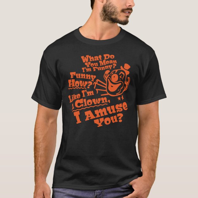T-shirt Funny Like A Clown Goodfellas Mobster Godfather Es (Devant)