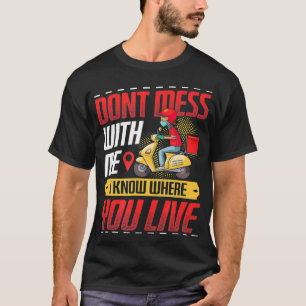 T-shirt Funny Livraison de pizza Boy Service de livraison