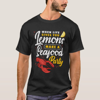 T-shirt Funny Lobster Festival Fête de fruits de mer I Lem
