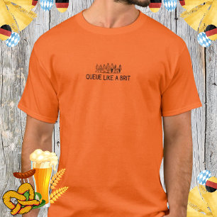 T-shirt Funny London Queue Sarcastique Royaume-Uni Culture