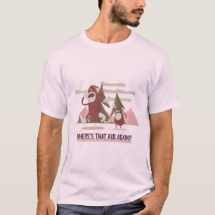 T-shirt Funny maman Bigfoot