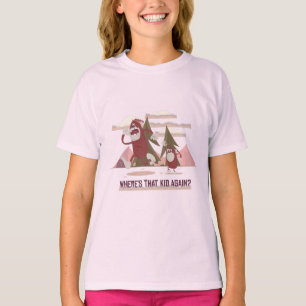 T-shirt Funny maman Bigfoot