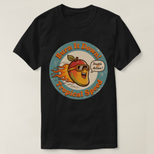 T-shirt Funny Mango Racer Boost de Vitesse Tropical