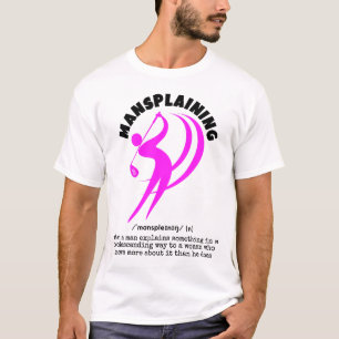 T-shirt Funny MANSPLAINING Golf