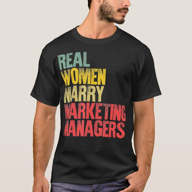T-shirt Funny Mariage Véritable Femme Marry Responsable Ma (Devant)
