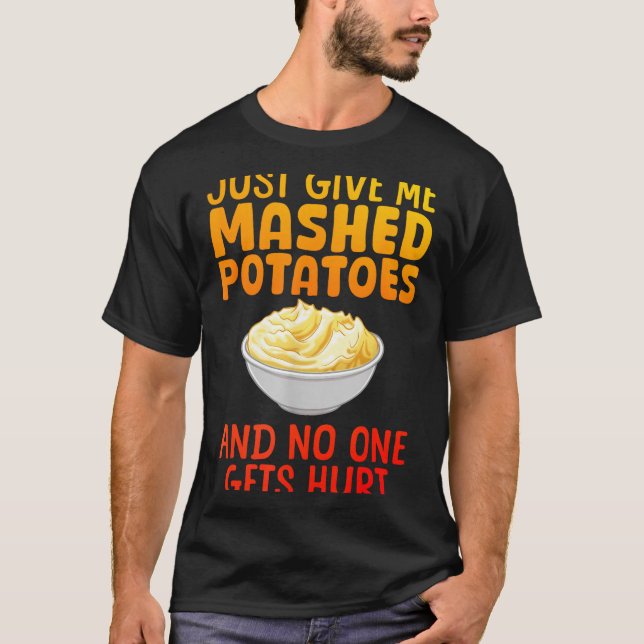 T-shirt Funny Mashed Tato Design For Men Women Mash Mashed (Devant)