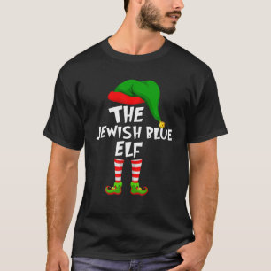 T-shirt Funny Matching Family Christmas The Jewish Blue El