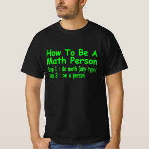 T-shirt Funny Math Cadeau Math Personne Mathématique