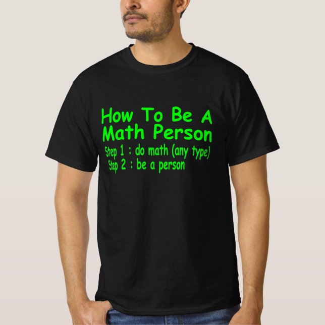 T-shirt Funny Math Cadeau Math Personne Mathématique (Devant)