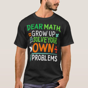 T-shirt Funny Math Enseignant Cadeau Math Étudiant