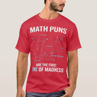 T-shirt Funny Math Pun Calculus Géométrie Professeur Gag C