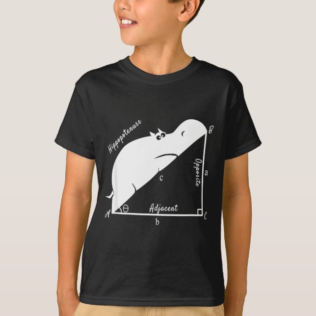 T-shirt Funny Math Teacher,funny Hiptenuse,geometry Teache (Devant)