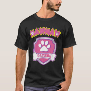 T-shirt Funny Mawmaw Patrol - Chien Maman Papa Pour Les Fe