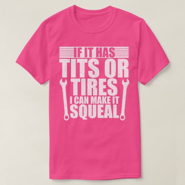 T-shirt Funny Mécanique Wrench Car Automobile Ga (Design devant)