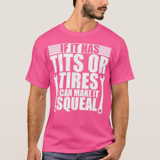 T-shirt Funny Mécanique Wrench Car Automobile Ga