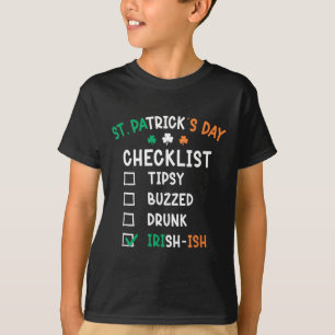 T-shirt Funny Mens Jour de la Saint Patrick ivre 1