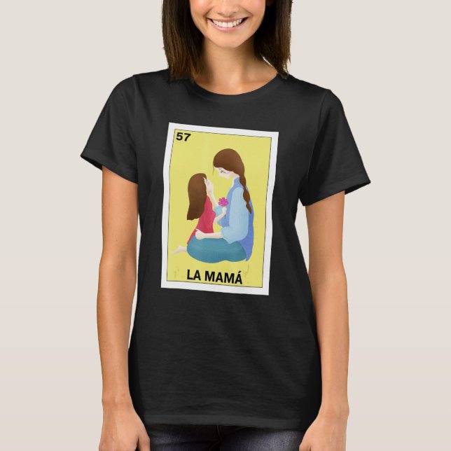 T-shirt Funny Mexicain pour maman - La Mama (Devant)