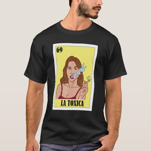 T-shirt Funny Mexicaine La Toxica (Devant)