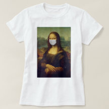 Funny Monalisa Porte Coronavirus Masque facial