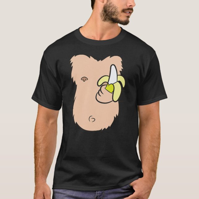 T-shirt Funny Monkey Costume Gorilla Costume Monkey (Devant)