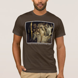 T-shirt Funny Monkey Shirt : Les Singes En Critique D'Art