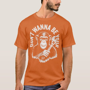 T-shirt Funny Monkey Wrench 90s Rock Music Foos