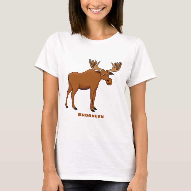 T-shirt Funny moose (Devant)
