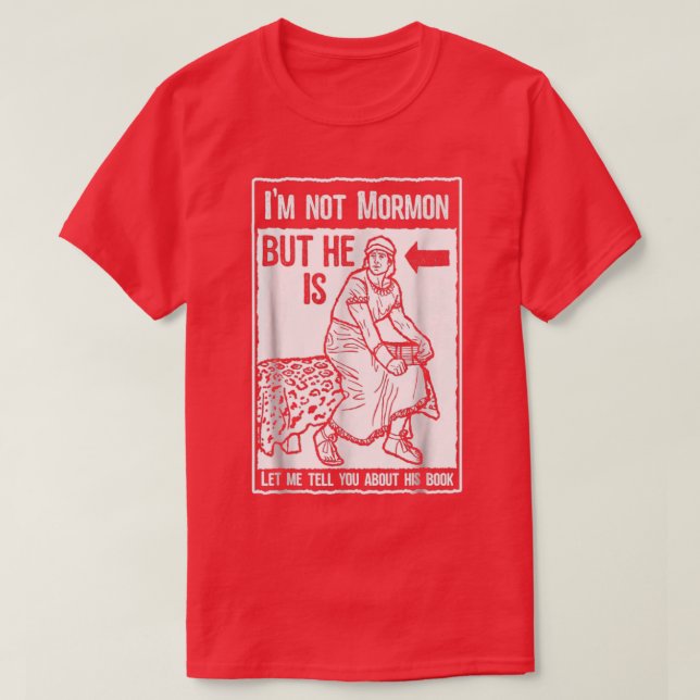 T-shirt Funny Mormon LDS Livre de Mormon Missionnaire (Design devant)