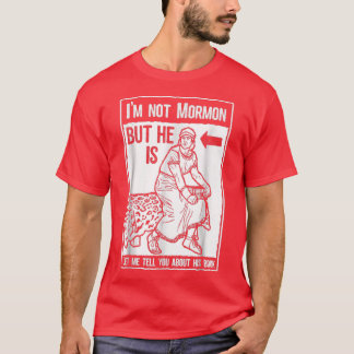 T-shirt Funny Mormon LDS Livre de Mormon Missionnaire