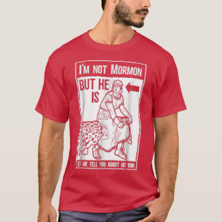 T-shirt Funny Mormon LDS Livre de Mormon Missionnaire