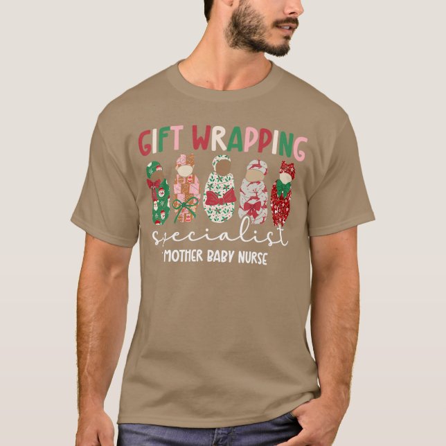 T-shirt Funny Mother Baby Nurse Christmas Mom Baby Nurse X (Devant)