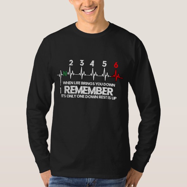T-shirt Funny Motorcycle Biker 1N23456 Bike Gif Shift (Devant)