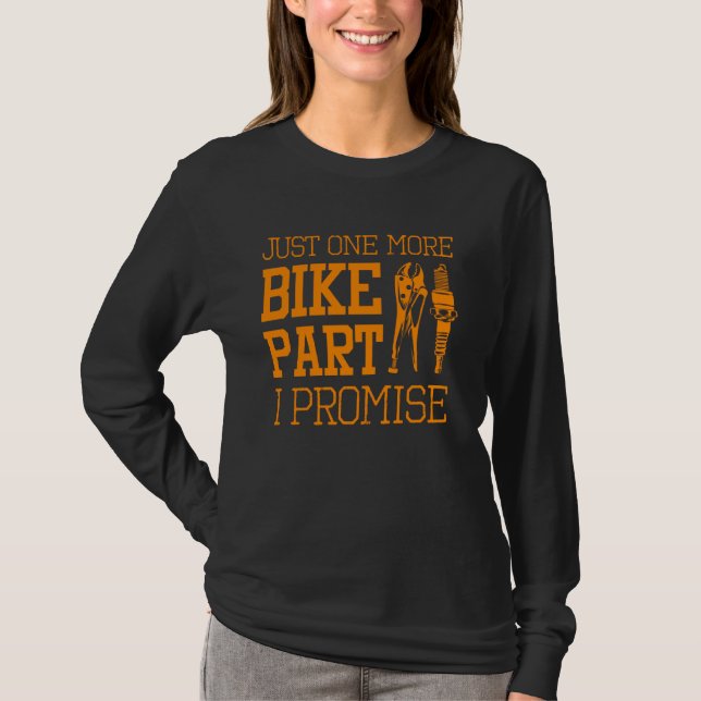 T-shirt Funny Motorcycle Mécanicien Hommes Cool Un vélo de (Devant)
