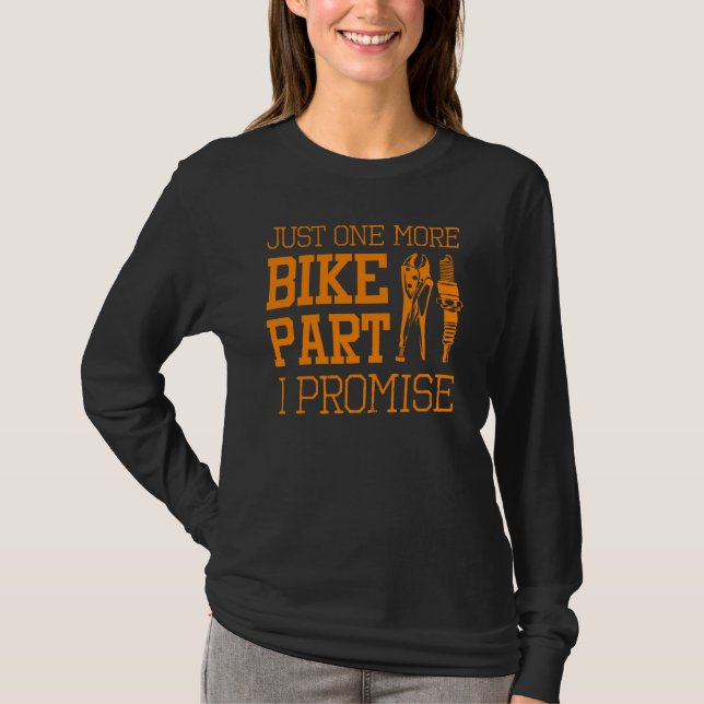 T-shirt Funny Motorcycle Mécanique Hommes Cool Un vélo de  (Devant)
