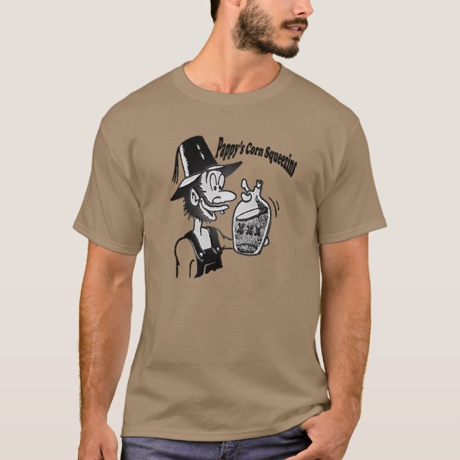 T-shirt Funny Mountain Man 🏔️ Comical Hillbilly (Devant)