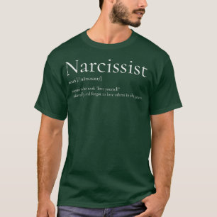 T-shirt Funny Narcissist et désarmer le papillon narcissiq