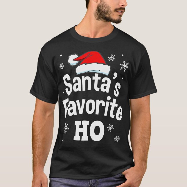 T-shirt Funny Naughty Dirty Adulte Pajama Christmas Men W (Devant)
