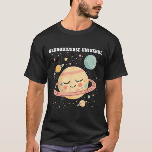 T-shirt Funny Neurodiversité Universe Spirituel Enseignant