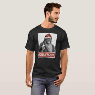 T-shirt Funny Noël Bigfoot