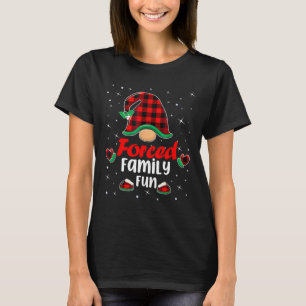 T-shirt Funny Noël Chapeau de Noël Forcé Famille Amusants
