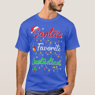 T-shirt Funny Noël Père Noël Favori Gardien Noël