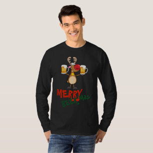 T-shirt Funny Noël T pour les amateurs de BIÈRE - Get LIT 