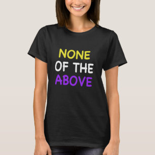 T-shirt Funny Nonbinary Pride Genderqueer