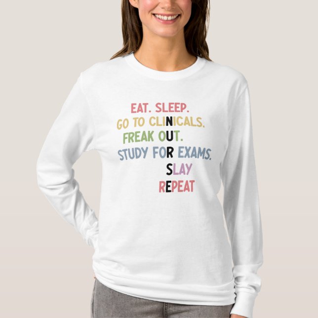 T-shirt Funny Nurse School Student Future Nurse Cadfts (Devant)